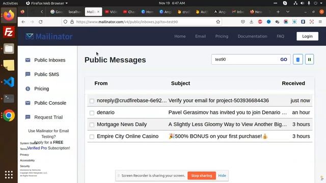 How to Sign In & Sign Up With Your Email and Password on Firebase In Angular смотреть онлайн