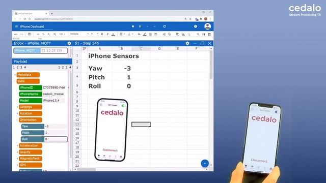 Stream Processing: Connect the iPhone sensors with an IoT Spreadsheet using MQTT смотреть онлайн