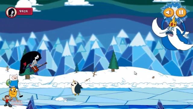 Adventure Time: Marceline's Ice Blast - Christmas 2018 - Cartoon Network Games смотреть онлайн