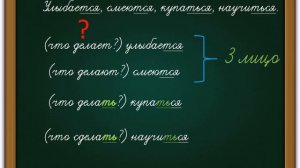 тся  ться в глаголах