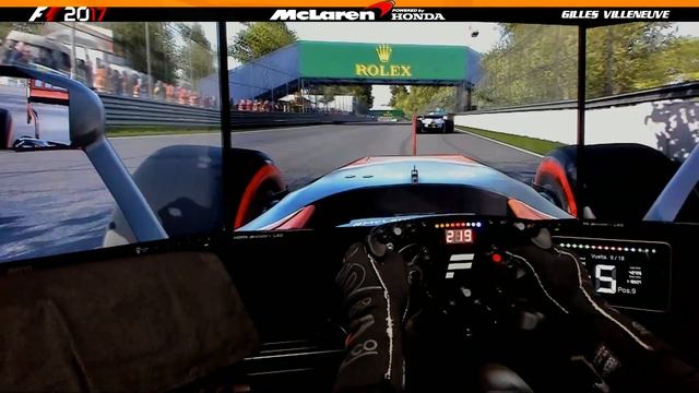 F1 2017 | Menudo final!!! - Mclaren Honda MCL32 @ Gilles Villeneuve - Canadian GP | Simucube OSW смотреть онлайн