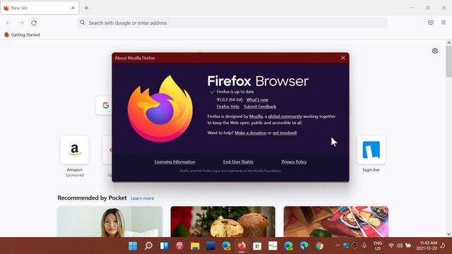 Firefox 95 updates fixes crashing browser in Windows смотреть онлайн