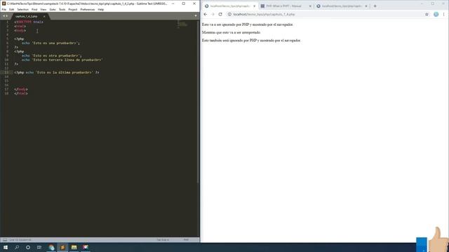 TecnoTips Formación PHP: Capítulo 1 (Sintaxis y comentarios) смотреть онлайн