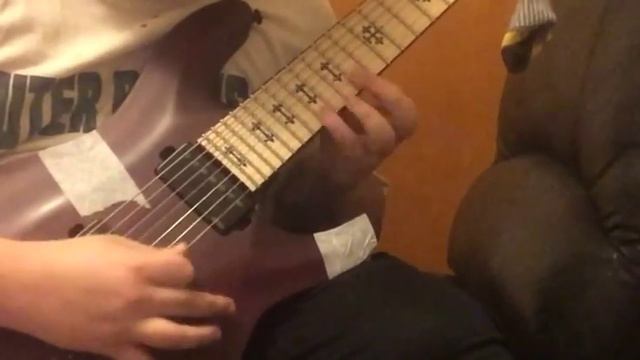 Sweeping Solo, Schecter JL-7 through Line 6 Spider смотреть онлайн