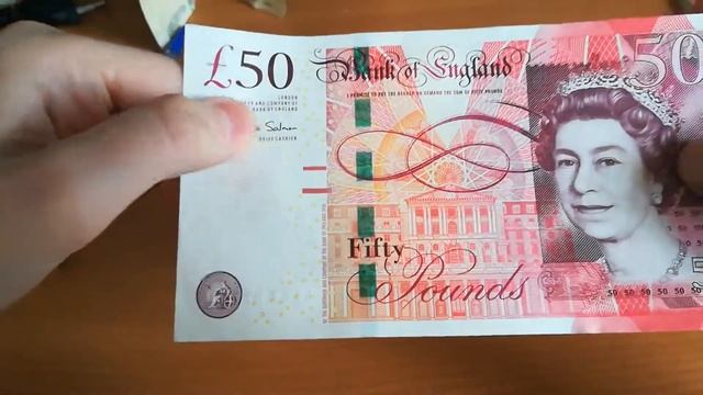 50 фунтов стерлингов Великобритания. / 50 UK pounds United Kingdom. смотреть онлайн