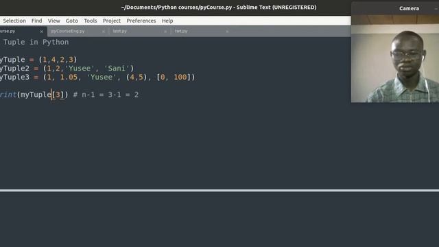 Karatu na 13 Python Tuple PART 1 смотреть онлайн