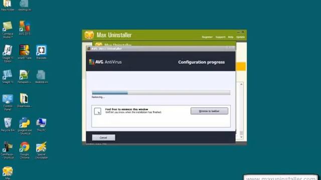 How to uninstall AVG 2015 with Max Uninstaller fully смотреть онлайн