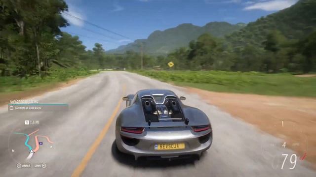 FORZA HORIZON 5 PORSCHE 918 SPYDER 2014 SPEED ! #forzahorizon5 смотреть онлайн