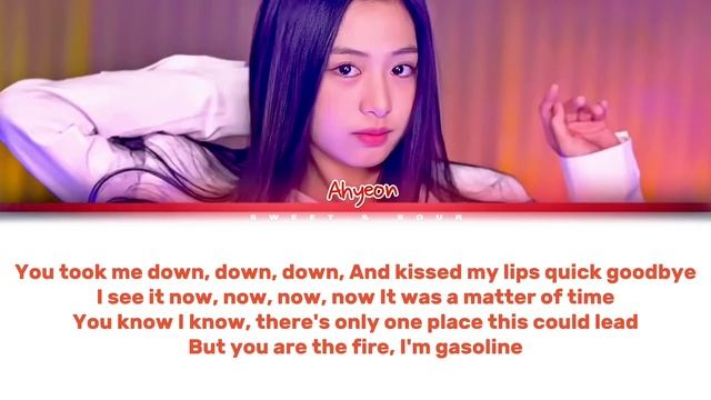 BABYMONSTER AHYEON - 'DANGEROUSLY' (Color Coded Lyrics)