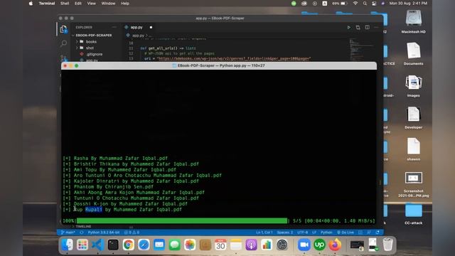 Download all pdf books from Ebook using Python [ Educational Purposes Video ] смотреть онлайн