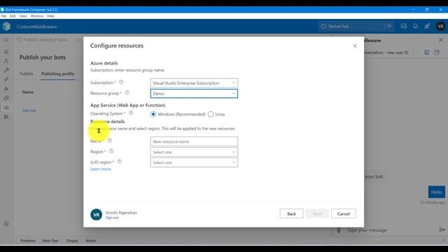 19 - Publish a bot to Azure from Composer смотреть онлайн