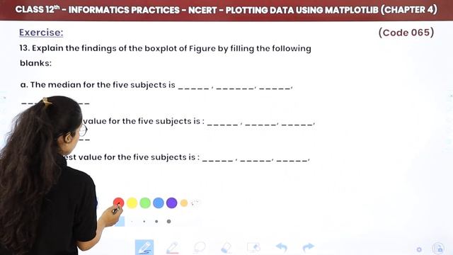 Class 12 Informatics Practices Chapter 4 | Plotting Data Using Matplotlib - Exercise 2022-23 смотреть онлайн