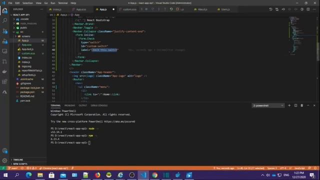 React Change Theme Web Application 1/2 смотреть онлайн