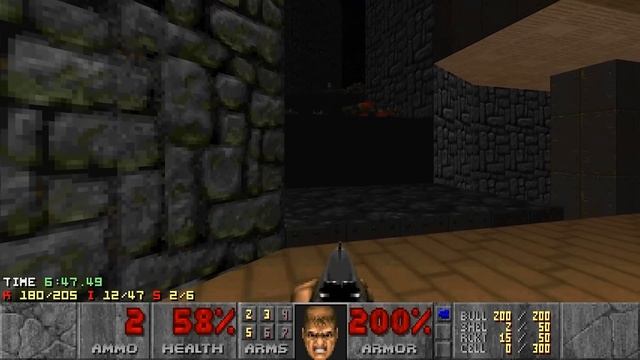 Doom II - MAP09: The Pit (Nightmare! 100% Secrets + Items) смотреть онлайн