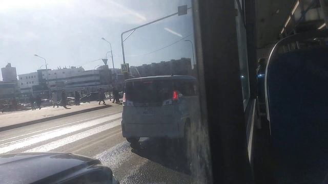 Поездка на автобусе НефАЗ-5299 160151 по маршруту м78 от м. Выхино до м. Орехово (часть 4) смотреть онлайн