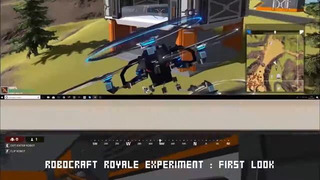 Robocraft Royale — первый геймплей смотреть онлайн