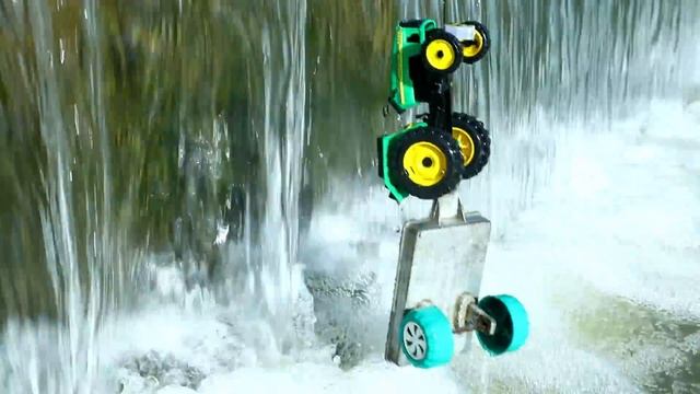 Дамба, водопад и спасение трактора смотреть онлайн