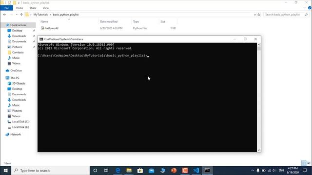how to run python program in windows | python for beginners in hindi 2020 | tutorial #3 смотреть онлайн