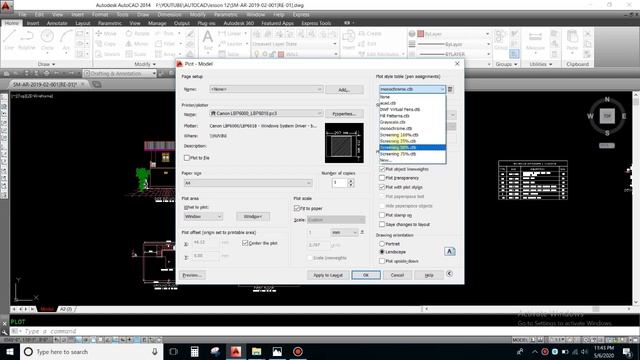 How to print a Autocad Drawing (Lesson 12) l Autocad sinhalen смотреть онлайн