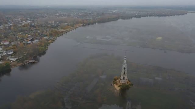 Калязин и окрестности #2, с высоты и не только, Тверская область смотреть онлайн