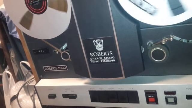 Демонстрация работы аудио видео магнитофона ROBERTS 1000 смотреть онлайн