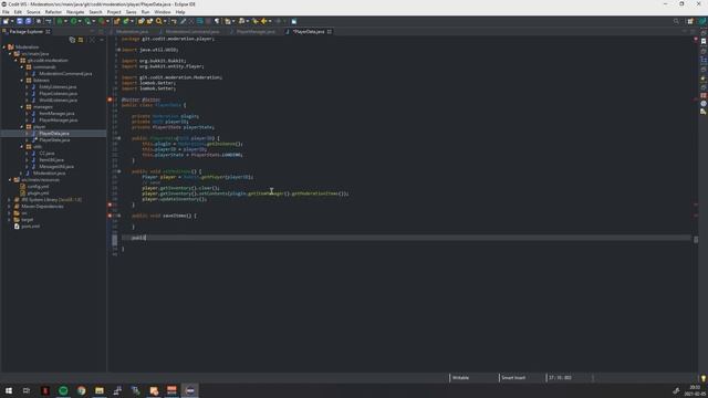 Bukkit Speed Coding | Moderation Plugin смотреть онлайн