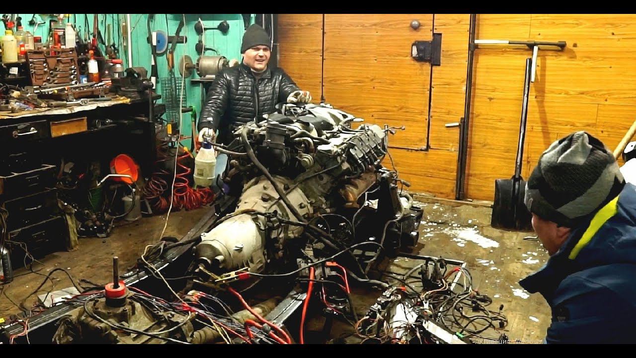Пробуем запустить мотор с распила. У Mercedes G-Class есть шанс. смотреть онлайн