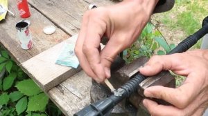 Ремонт мойки высокого давления. Суперклей против высокого давления.