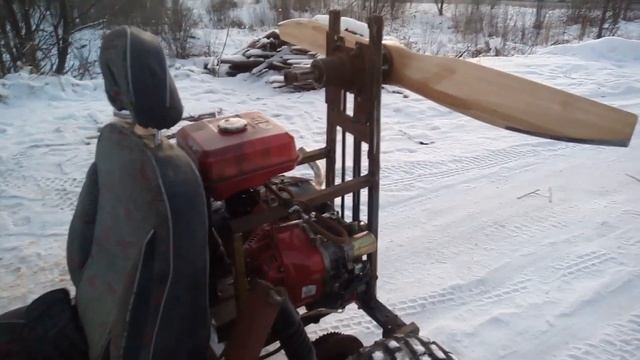 Такое я ещё не видел. Мини багги с воздушным винтом.Обзор. смотреть онлайн