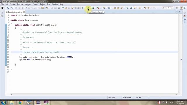 How to use from method of Duration class? | Java 8 Date and Time смотреть онлайн