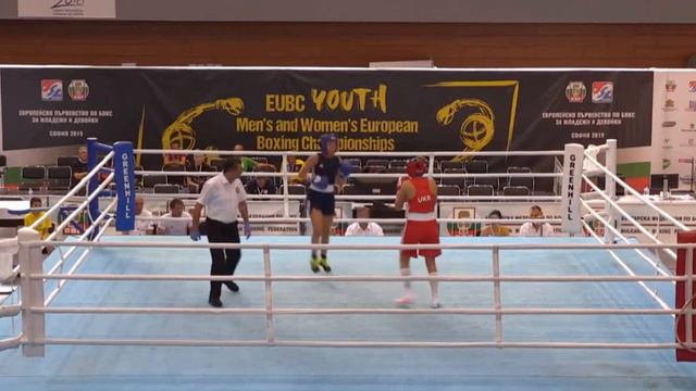 BC Star Plzeň - Lenka Bernardová - UBC Youth European Boxing Championships SOFIA 2019 - 1. zápas смотреть онлайн
