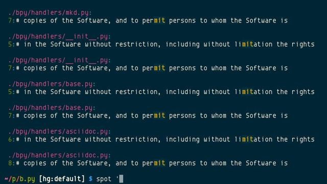 spot = find + grep + colors! смотреть онлайн