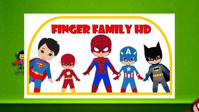 Finger Family Collection | Top 5 Superheroes Finger Family Rhymes | Finger Family