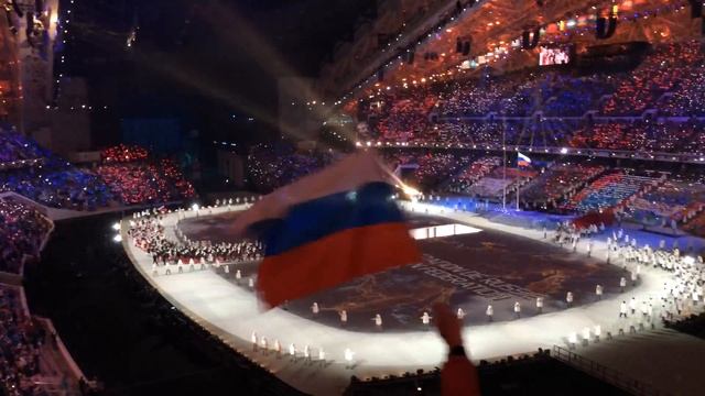 Выход сборной России зимняя олимпиада в Сочи 2014 церемония открытия смотреть онлайн