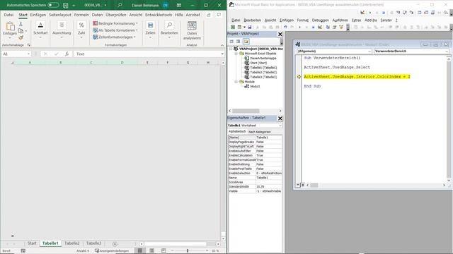 Excel VBA UsedRange auswählen - bearbeiten - optimieren - Dateigröße verringern! смотреть онлайн