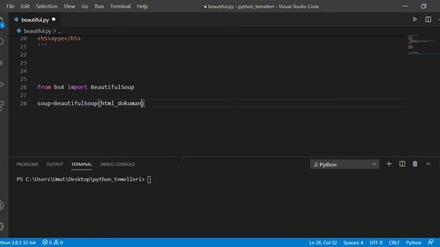 Python Dersleri ● Beautiful Soup Eklentisi Part I смотреть онлайн