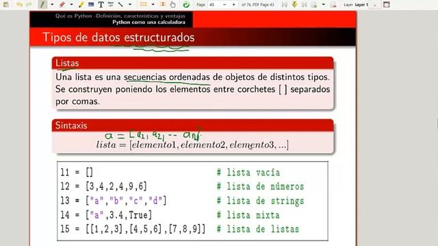 Curso de Python N°01.3: Cadenas, listas y tuplas смотреть онлайн