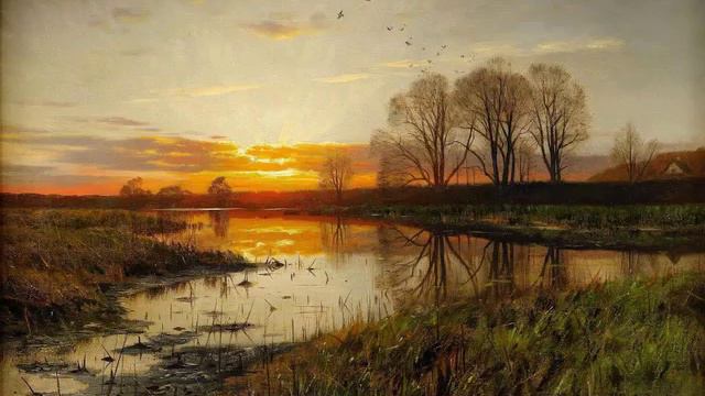 Las mejores pinturas REALISTAS y románticas de PAISAJES -The best realistic landscape paintings смотреть онлайн
