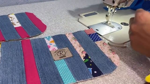 NOVO MODELO NECESSAIRE DE RETALHOS E JEANS - COMO REAPROVEITAR CALÇA JEANS E RETALHOS DE TECIDO смотреть онлайн