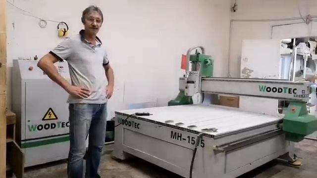 Фрезерно-гравировальный станок с ЧПУ WoodTec H 1515L 450 тыс смотреть онлайн