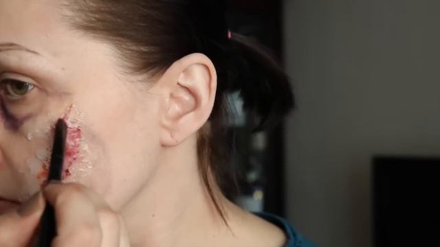 Грим. Halloween. Синяк. Ожог. Слабонервным не смотреть смотреть онлайн