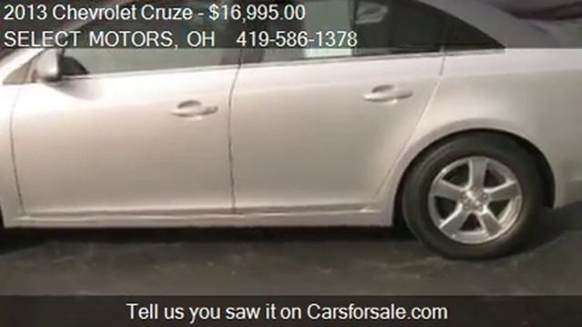 2013 Chevrolet Cruze LT - for sale in Celina, OH 45822 смотреть онлайн