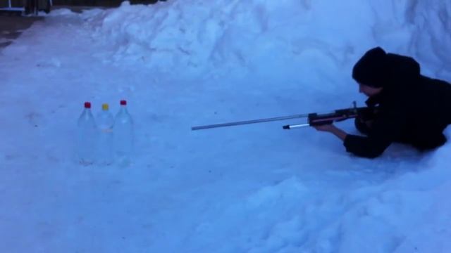 (№25) Самодельная пневматика с железным накопителем(очень мощная) смотреть онлайн