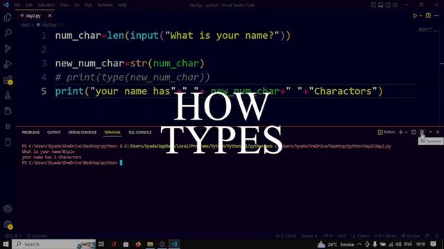 Uncover the Secrets of Type Conversion in Python! #100Days #PythonProgramming #Python #Programming смотреть онлайн
