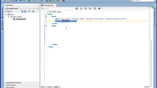 Java EE For ADF - 1 - Introduction for Web App and HTML смотреть онлайн