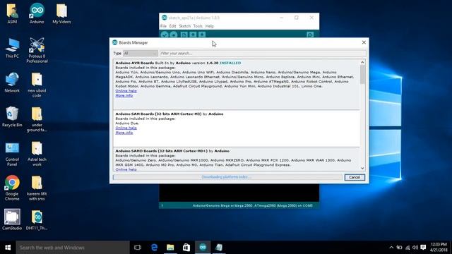How to add esp8266 Node Mcu library board on arduino (IDE) смотреть онлайн