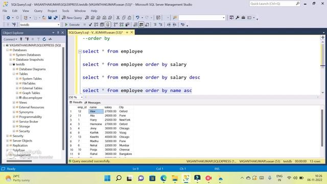 How to sort data in SQL || Orderby & Top N in SQL in Tamil || SQL tutorial for beginners смотреть онлайн