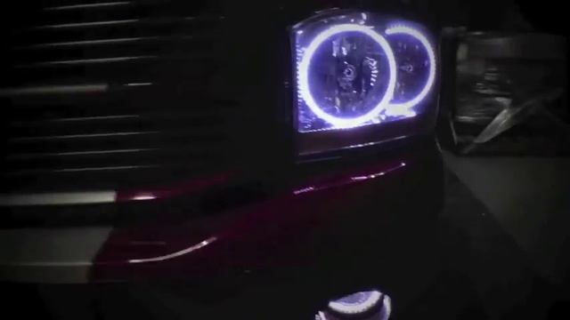 2006-2008 Dodge Ram Dual Color Red / White SMD Halo Headlights by ORACLE смотреть онлайн
