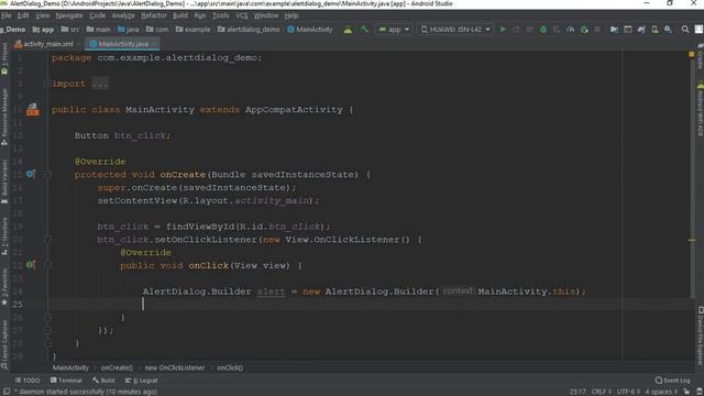Android Alert Dialog Tutorial | code stance смотреть онлайн