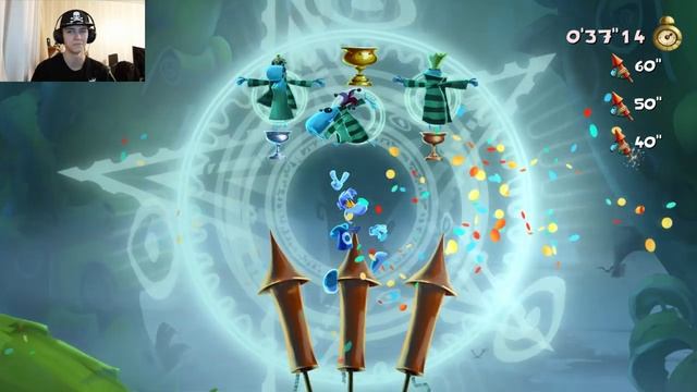 ПРОХОДИМ УРОВНИ НА ВРЕМЯ | Rayman Legends смотреть онлайн